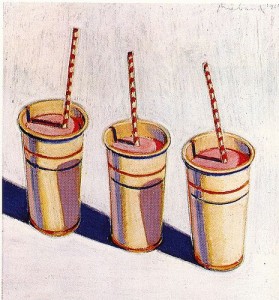 Wayne Thieband - Three Strawberry shakes (1964)