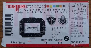 24 Subat 2013 - Kayserispor1-0Genclerbirligi