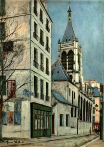 Maurice Utrillo - Church of Saint Severin