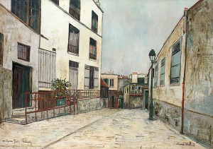 Maurice Utrillo - Impasse Trainee, Montmartre (c.1931)