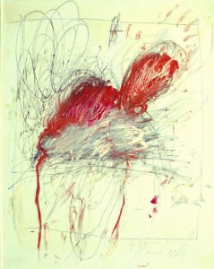 Cy Twombly - Leda and the Swan (1963)
