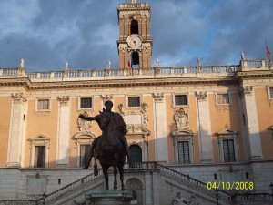 04 Ekim 2008, Piazza del Campidoglio, Roma, Italya -03-