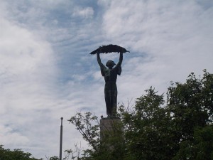 15 Haziran 2009 - Ozgurluk Heykeli, Liberty Statue, Budapeste, Macaristan