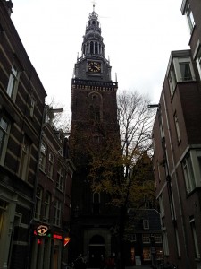 29 Kasim 2013 - Oude Kerk'in (Old Church, Eski Kilise), Amsterdam, Hollanda