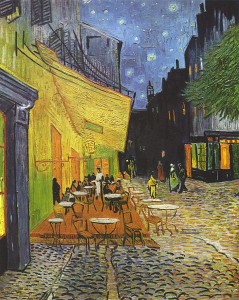 Van Gogh - The Cafe Terrace on the Place du Forum, Arles, at Night (September 1888)