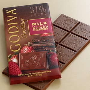 Godiva - Milk Chocolate with Strawberry