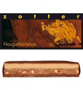 Zotter - NougatVariation-(Dark Cikolatali, Badem ve Findik Nugatli)