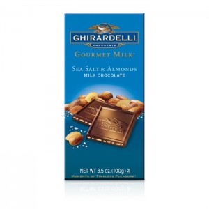 Ghirardelli – Milk Chocolate Sea Salt & Almonds aka Deniz Tuzu ve Bademli Sutlu Cikolata