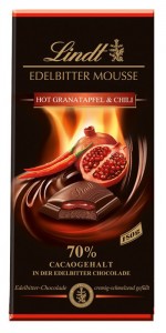Lindt - Edelbitter Mousse - Hot Granatapfel Chili, Narli Biberli