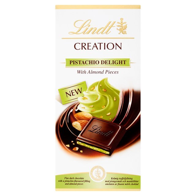 Lindt Creation Pistachio Delight with Almond Pieces (“Acı Bademli