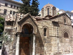 12 Temmuz 2016 - Panagia Kapnikarea Kilisesi, Atina, Yunanistan -02-