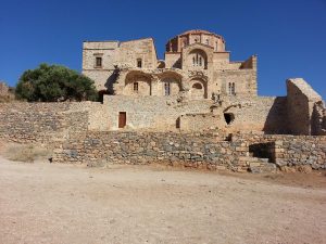 9 Temmuz 2016 - Church of Hagia Sophia, Monemvasia, Yunanistan -03-