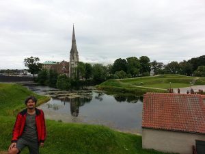 Mehmet Ali Cetinkaya - 27 Temmuz 2016 - Aziz Alban Kilisesi -Kastellet'den- (St. Alban's Church), Kopenhag, Danimarka